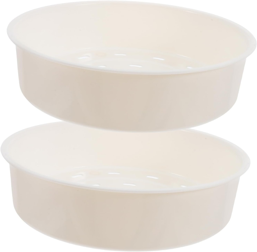 2Pcs Plastic Steamer Baskets for Electric Rice Cooker Food Steamers Cookware Accessories Safe Odorless Material Compact Kitchen Steam Rack for Dumplings Dim Sum and Buns