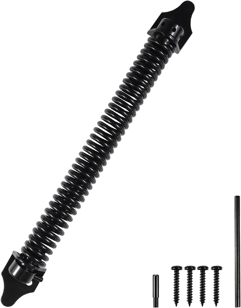 Gate Springs Self Closing Heavy Duty 14in Outdoor Gates Adjustable Tensioner Automatic Gate Closure - 1pack