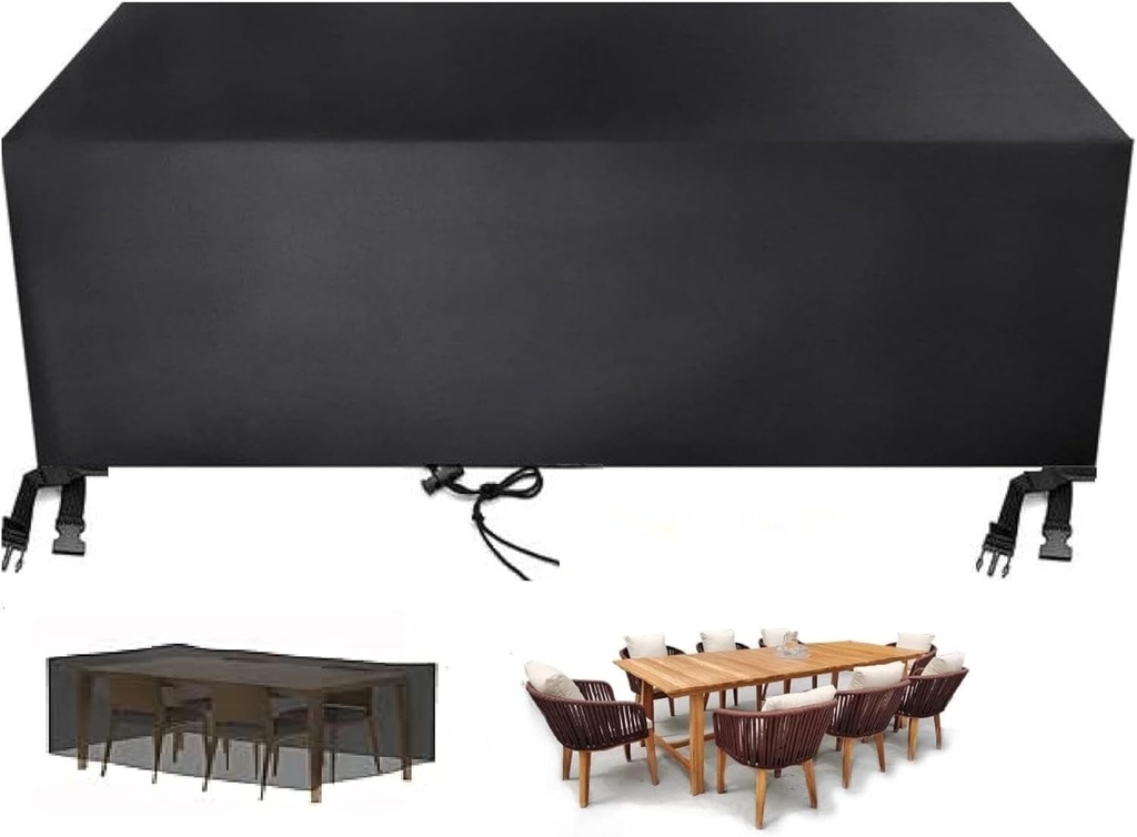 Garden Furniture Cover Outdoor Wicker Furniture Cover 156 * 156 * 65 Cm Suitable for Chairs, Tables and Sofas Outdoor Furniture Protective Cover