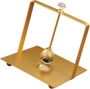 Metal Napkin Holder Stand for Dining Table Elegant Tissue Dispenser Organizer for Home Restaurant Bar and Party Compact Design with Weight for Easy Access and Stability
