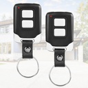 2 Garage Door Opener Remote, for LiftMaster Chamberlain Craftsman Garage Door Remote 893LM 893Max 891LM 971LM 973LM 371LM 373LM, Yellow/Purple/Red/Orange/Green Learn Button Garage Door Remote