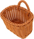 Woven Wall Basket for Decorative Storage Imitation Rattan Hanging Basket for Kitchen Versatile Organizer for Fruits Vegetables Keys More Stylish Home Decor