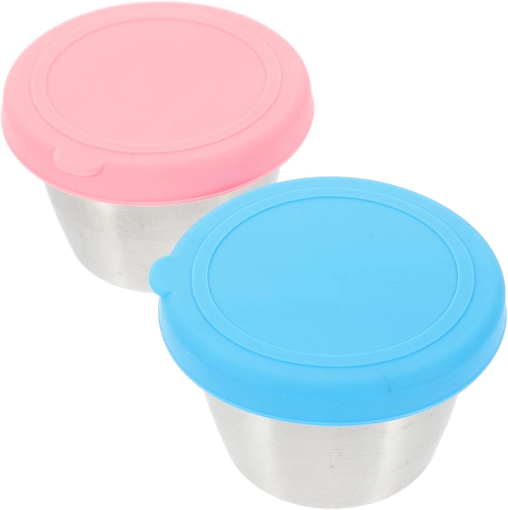 Luxshiny Portable 70ml Sauce Containers for Soy Sauce Dispenser Sandwich Seasoning Boxes for Lunch