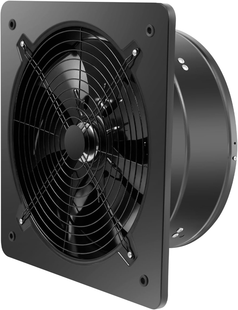 16 Inch High Airflow Ventilation Exhaust Fan 750W Factory Extraction Ventilation Fan Utility Explosion Proof Wall Mounted Vent Fans for Workshop Warehouse Shop