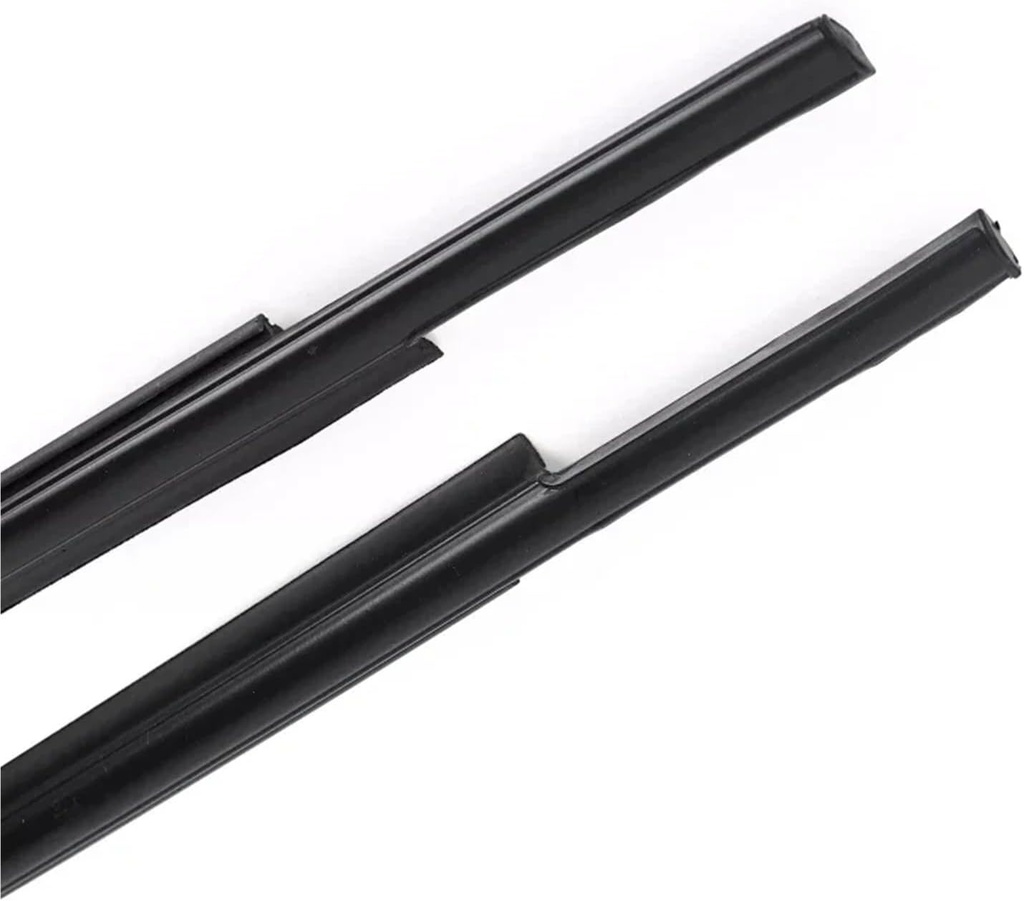 Car Side Door Window Weatherstrips Glass Rubber Sealing Weather Strip for 2007-2020 (2 Doors)
