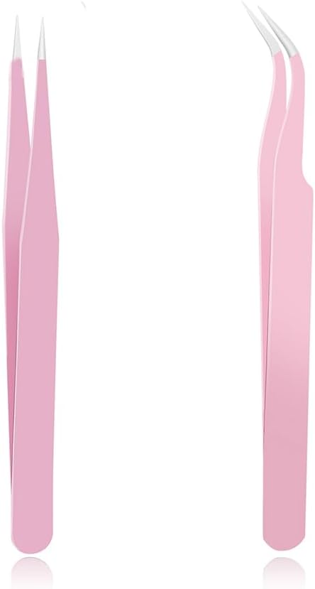 Industrial Tweezers,for Craft,Soldering, Laboratory Work, Jewelry-Making,for Modeling, Electronic Repair (2pcs This image color)