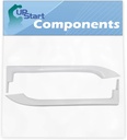 UpStart Components 5304486359 Refrigerator Door Handles Set Replacement for FFTR1821QW5A Refrigerator - Compatible with 5304486359 White Door Handles Brand