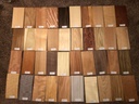 40-6" x 12" Labeled Wood Veneer Pieces (20 Square Feet) Exotic and Domestic Marquetry Arts Crafts Pack