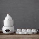 Guantang Ceramic Wine Ware Set Sake Wine Cup Warm Wine Ware Home Hot Wine Ware Hot Wine Pot