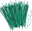 200 Pcs 6" Garden Plastic Plant Twist Ties Reusable Green Cable Ties for Climbing Plant Support, Christmas Tree, Bags, Gardening Activity.(Green)