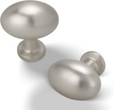 10 Pack Kitchen Cabinet Knobs Brushed Nickel Oval Drawer Knobs Cupboard Handles Bathroom Dresser Cabinet Hardware Zinc Alloy JT-BN-K10