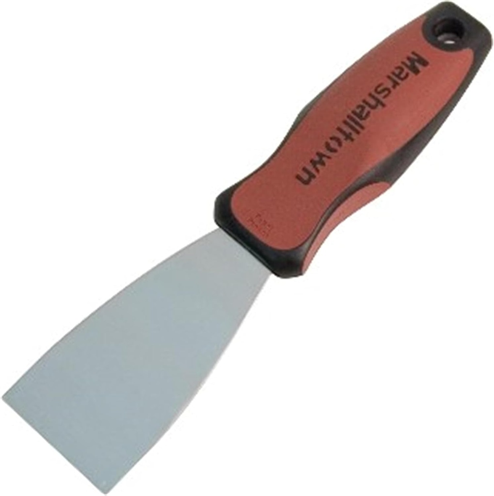 MARSHALLTOWN DuraSoft Handle Putty & Joint Knives, Flex Putty Knife, Flex Handle, 51 Millimeter, High Carbon Steel, PK878D