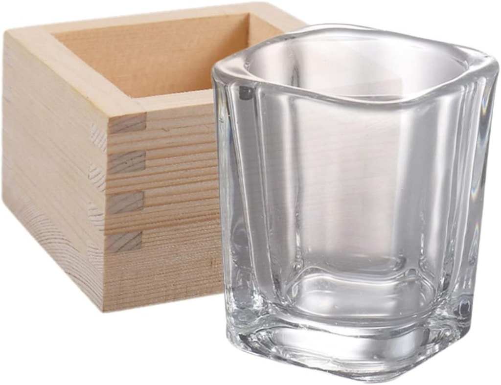 1set Japanese Sake Cups Glass Sake Cup Set Mermaid Wine Glass Traditional Japanese Kit