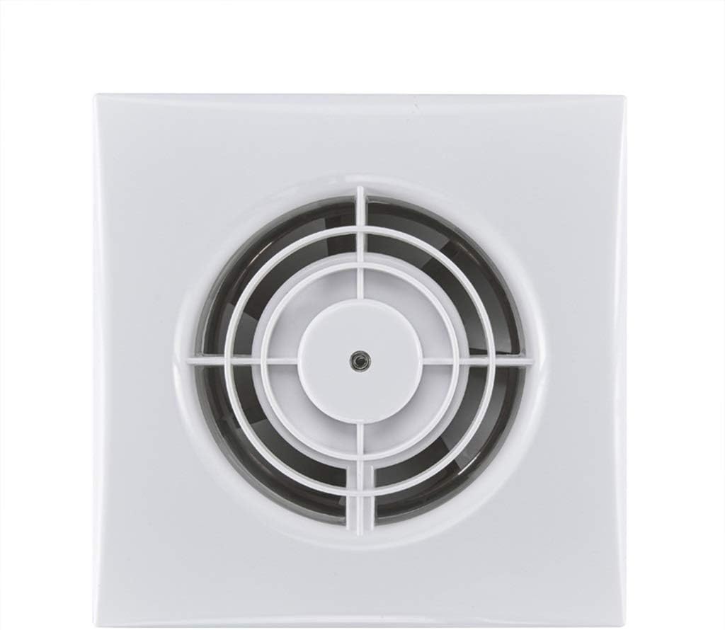 Ventilation Fan,White S Ceiling or Wall-Mount Exhaust Fan, Pipe Bathroom Silent Axial Fan