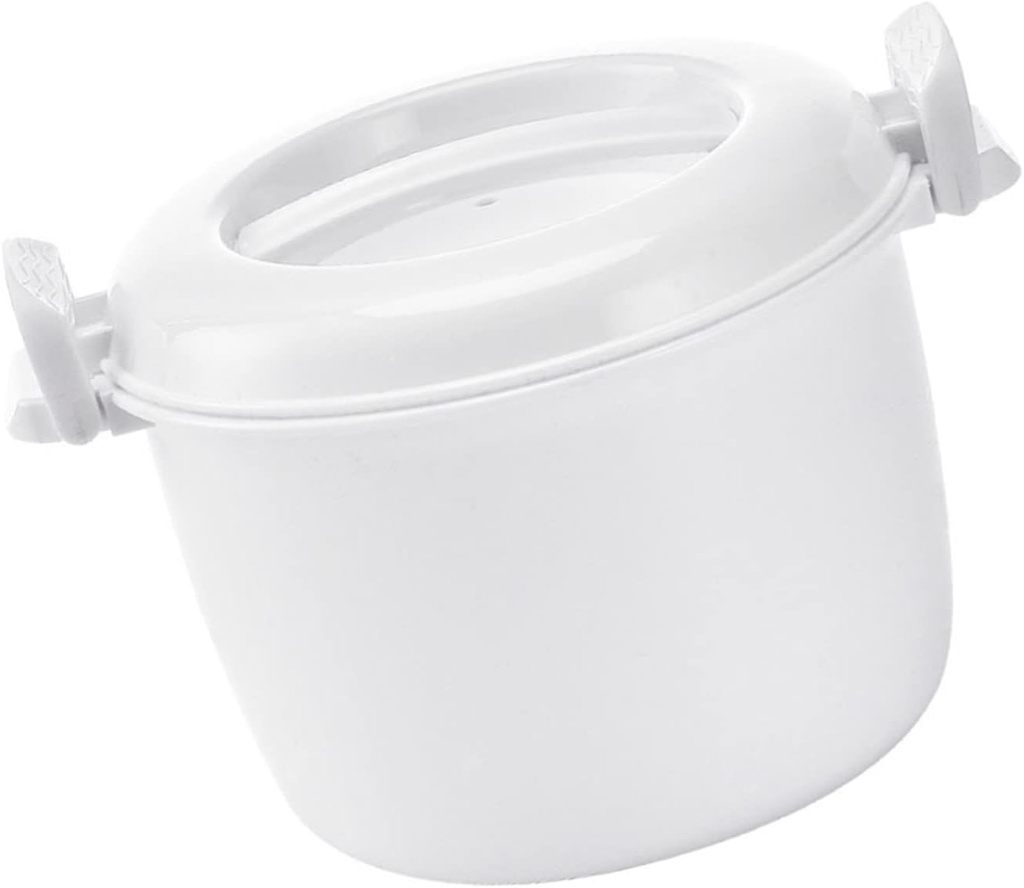 IMIKEYA Rice Cooker Vegetables Quinoa Cookware Microwave Bowl Small Rice Maker Noodle Pot Asian Cookware Rice Making Tool for Microwave Plastic Micro-wave Oven Egg Travel
