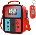 Game Console Insulated Lunch Bag for Kids & Teens – Large-Capacity, Reusable, Waterproof & Leak-Proof Lunch Box Tote for School, Office, Picnic, Gamers, Boys