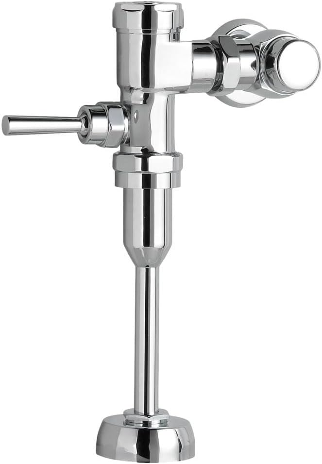 American Standard 6045.101.002 Exposed Manual 3/4-Inch Top Spud 1.0 Gpf Urinal Flush Valve, Polished Chrome
