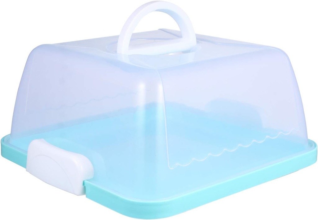 GLEAVI 1Pc Cake Storage Box Thicken Dessert Box for Birthday Cakes Portable Cake Carrier with Secure Insert for Cakes Sushi and Treats