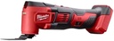 Milwaukee 2626-20 M18 18V Lithium Ion Cordless 18,000 OPM Orbiting Multi Tool with Woodcutting Blades and Sanding Pad with Sheets Included (Battery Not Included, Power Tool Only)