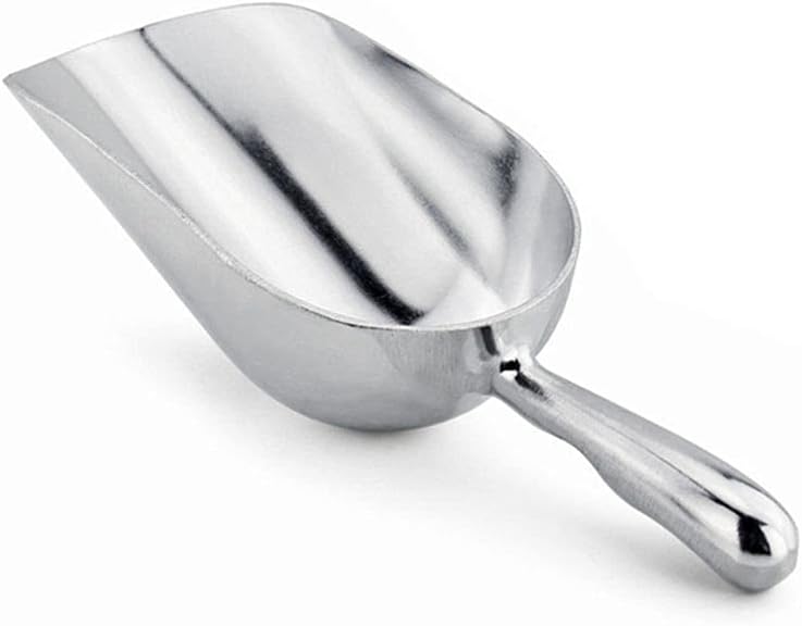 Ice Cube Aluminum Alloy s Utility s for Grain Coffee Beans Food Candy Flour Bar Ice Scraper Kitchen Tool(12 oz)