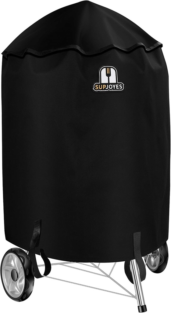 SUPJOYES Grill Cover for Weber Charcoal Kettle, 26 Inch BBQ Grill Covers, Heavy Duty Waterproof Barbecue Accessories