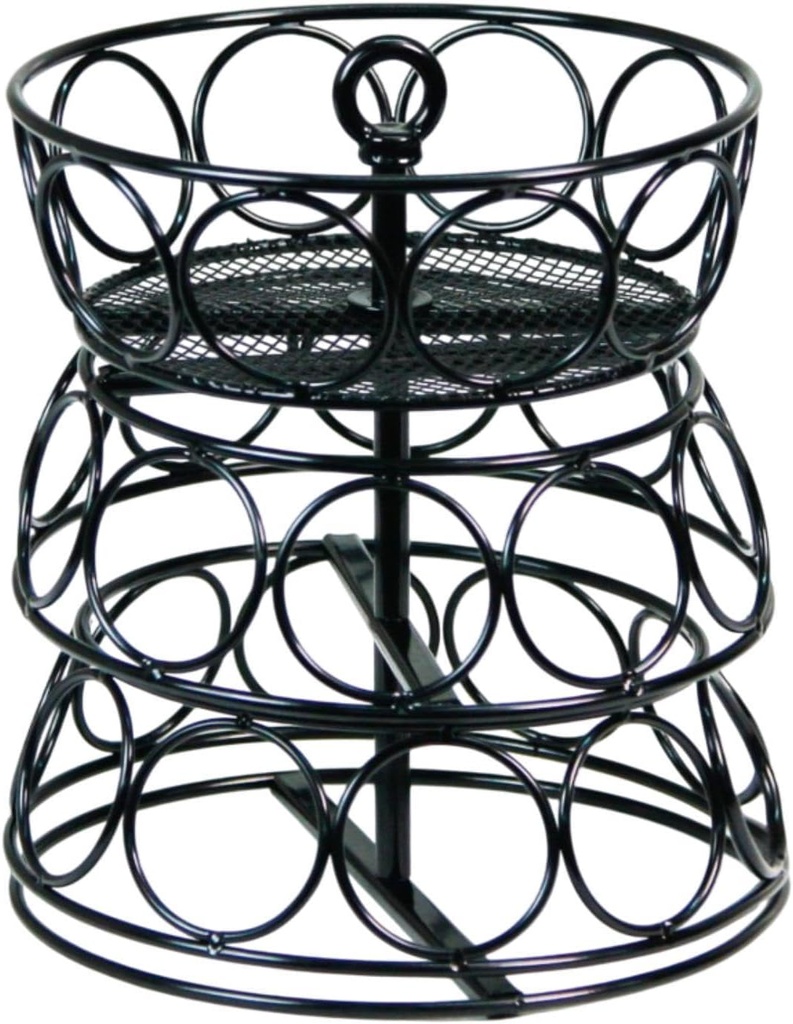 Coffee Pod Holder Modern Black Hollow Pod Storage Organizer