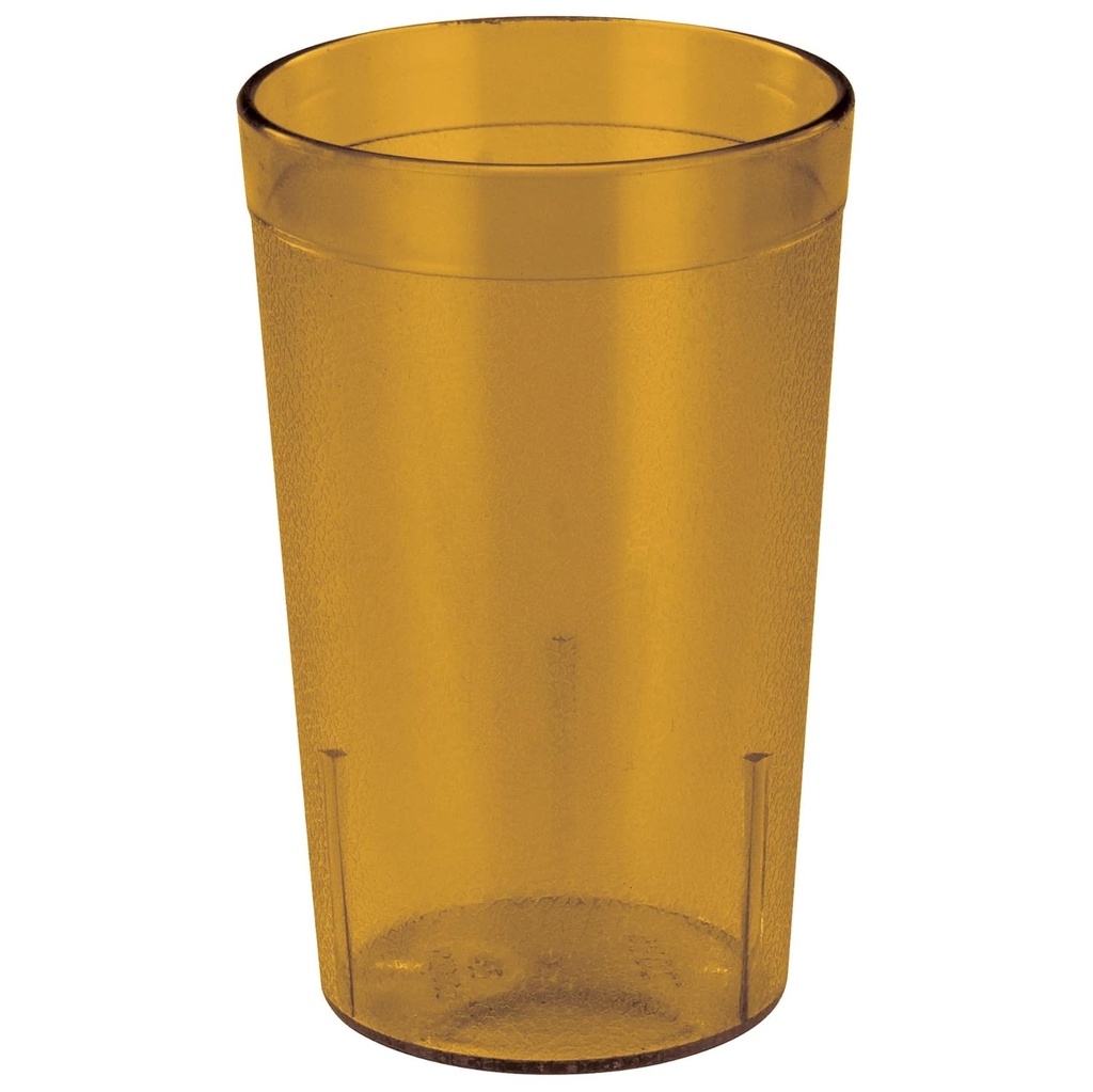 Winco Pebbled Tumblers, 8-Ounce, Amber