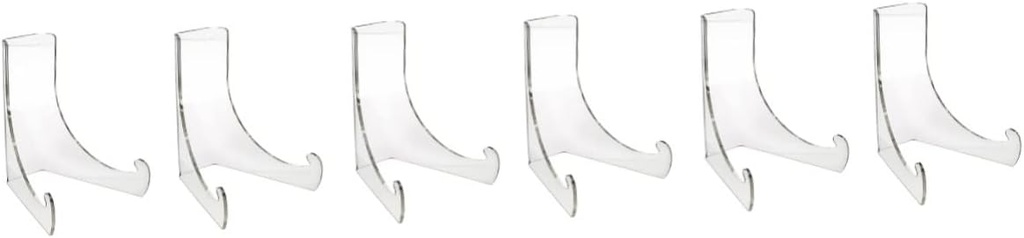 STOBAZA 6pcs Acrylic Rack Stand Multi-functional Display for Tea Cake Dish Rack Serving Dishes