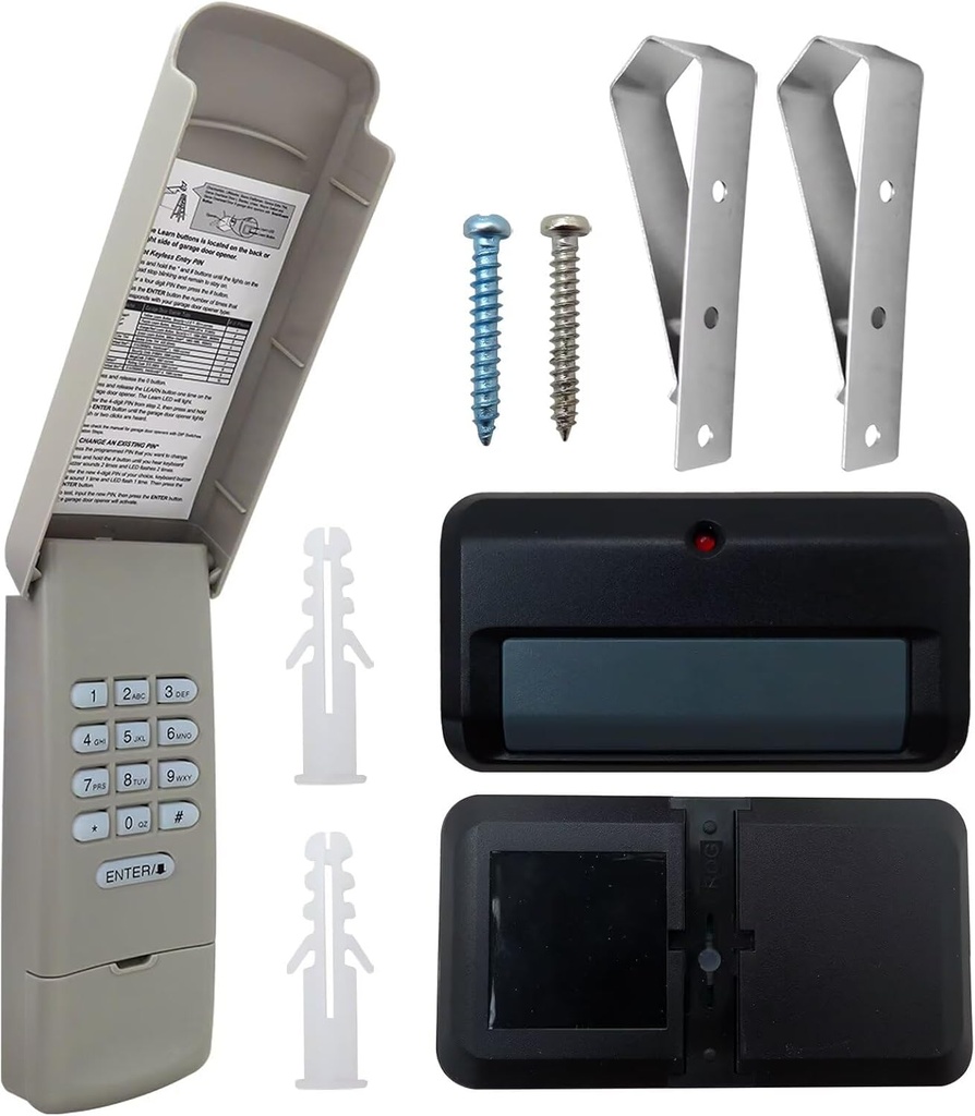 891LM Garage Door Opener Remote Keypad for craftsman Red/Orange Learn 139.53927 139.53954 139.53961 139.53962 139.53963 139.53964 139.53966 139.53974 139.53975 139.53976 139.53977