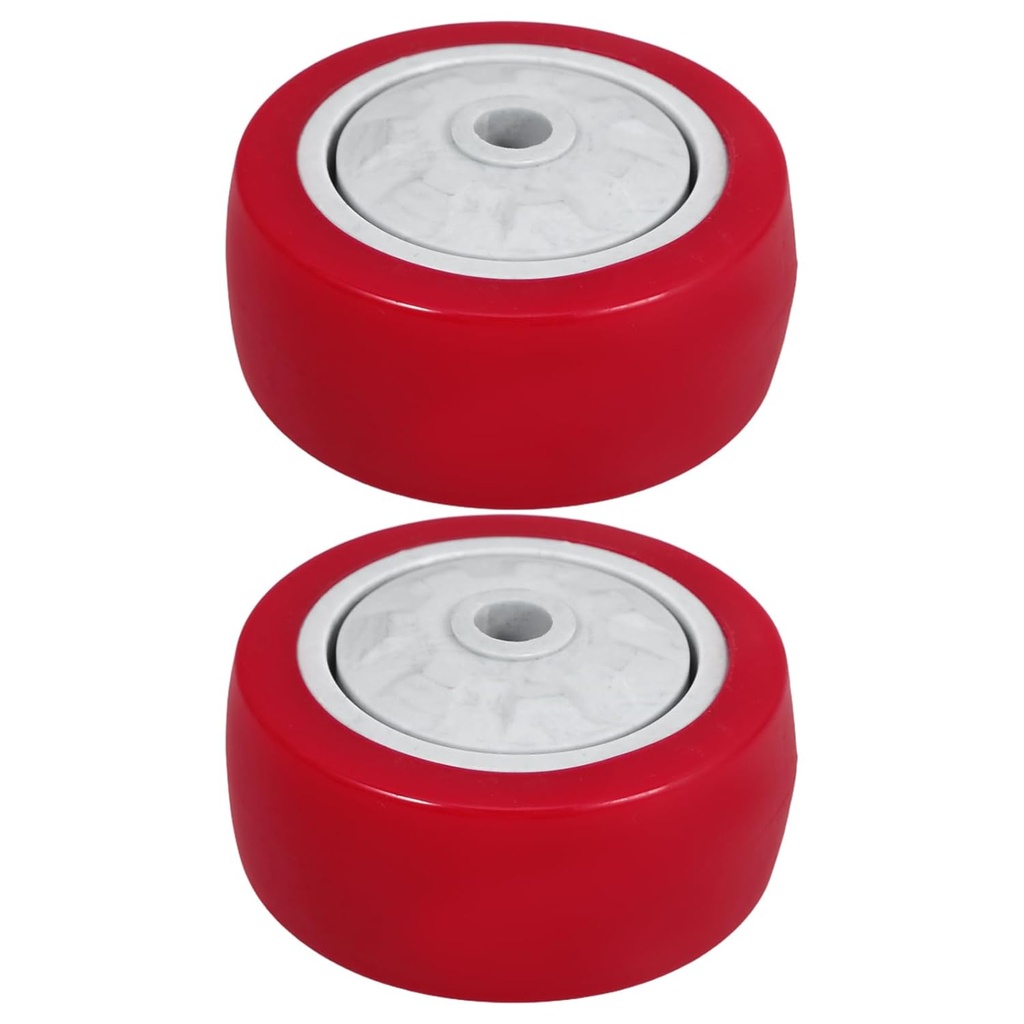 2Pcs Patio Heater Caster Wheels PVC Swivel Accessories for Easy Movement Quiet Design for Home Patios and Outdoor Decks
