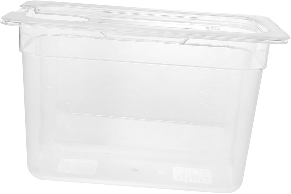 1pc Slow Cooker Container for Cooking Transparent Storage Case Lid Practical Household Food Box for Low Temperature Cooking