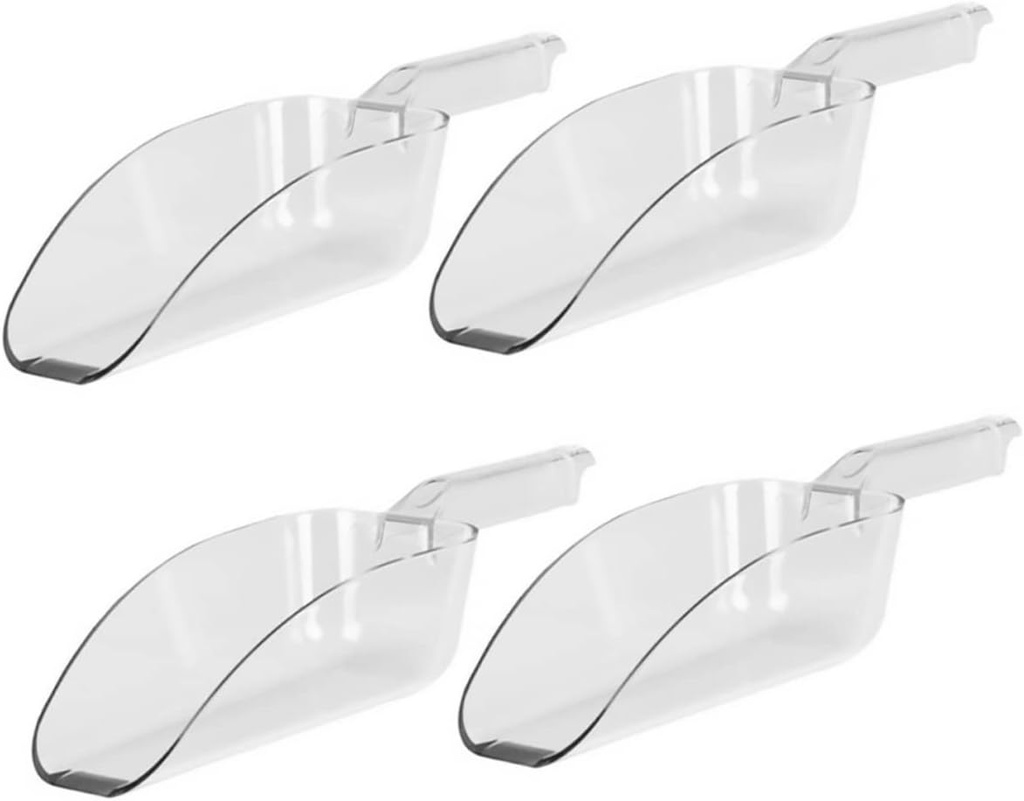 4pcs Plastic Measuring Cup Spatula Ice Chipper for Kitchen Scoops Popcorn Scooper
