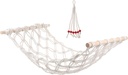 2pcs Hand Woven Kitchen Basket Under Cabinet Hanging Fruit Hammock with Banana Hanger Cotton Rope Organizer for Efficient Vegetable Storage and Management