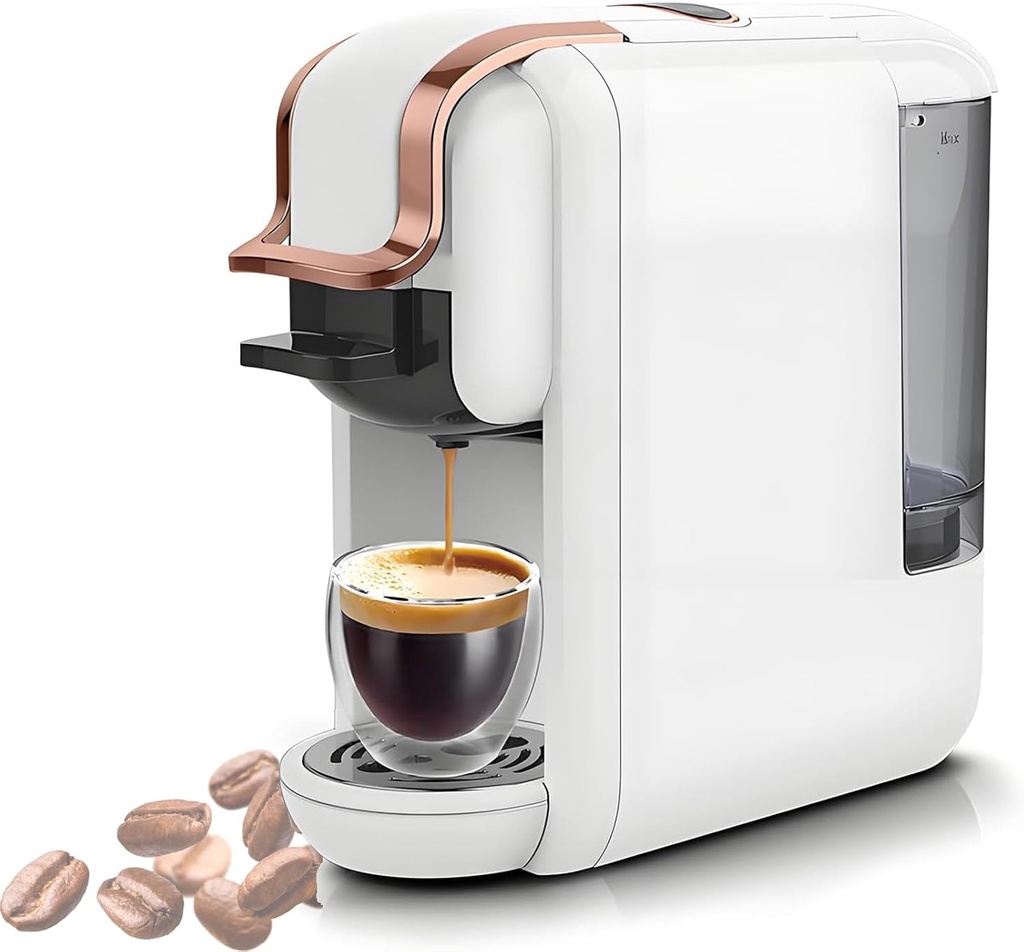 Coffee & Espresso Maker, Compatible with Dolce Gusto Pods, K-Cup Pod Coffee, Mini Coffee Maker, Portable Coffee Machine for Ground Coffee Use