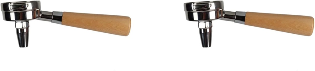 2X Tea Portafilter with Wooden Handle and Suit 58mm Coffee Machine/Teapresso Portafilter/Design for Tea Bag & Broken Tea