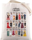 VAMSII Art Lover Gift Women of the Arts Tote Bag Art Teacher Gift Artistic Gift Art Student Grad Gift