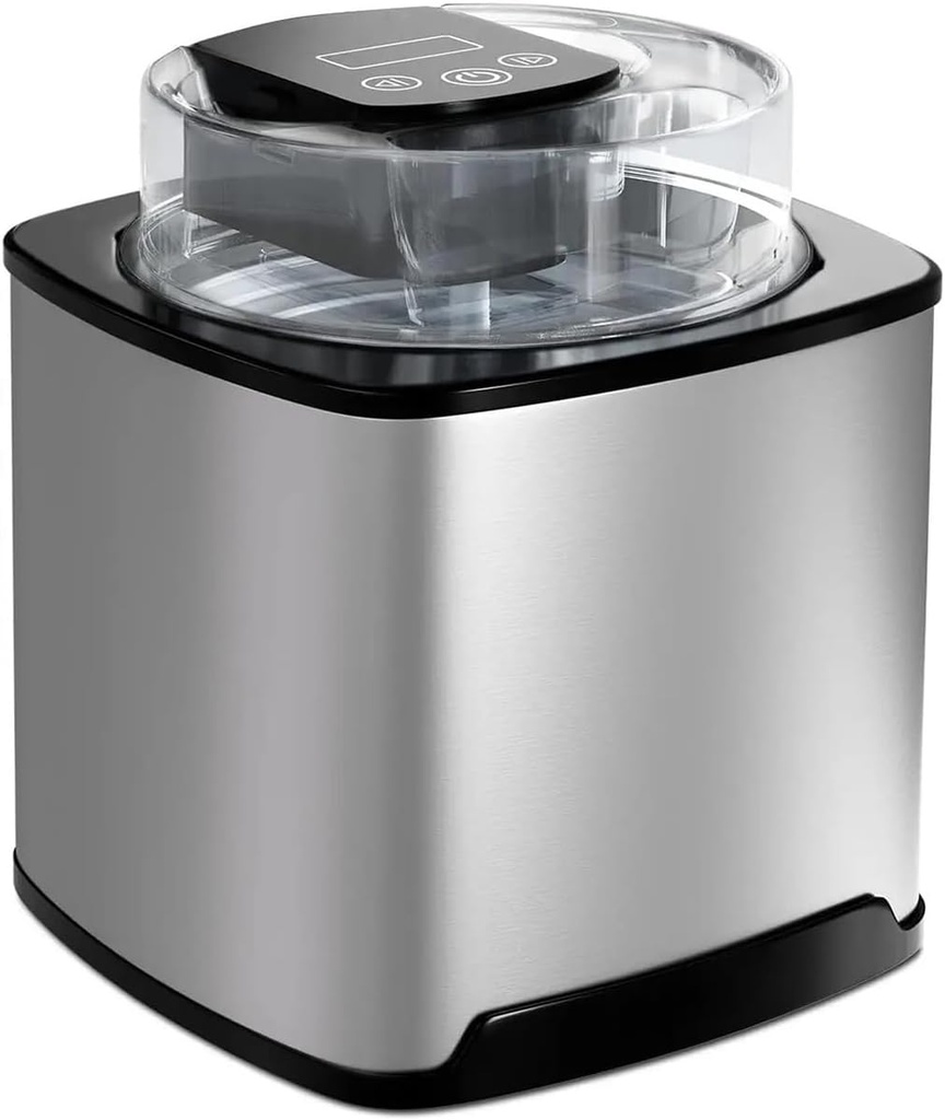 Ice Cream Machine Ice Cream Maker Soft Serve Ice Cream Machine Countertop 2.1 Quarts Large Capacity Freezer Bowl Homemade Ice Cream Yogurt Ice Cream Maker