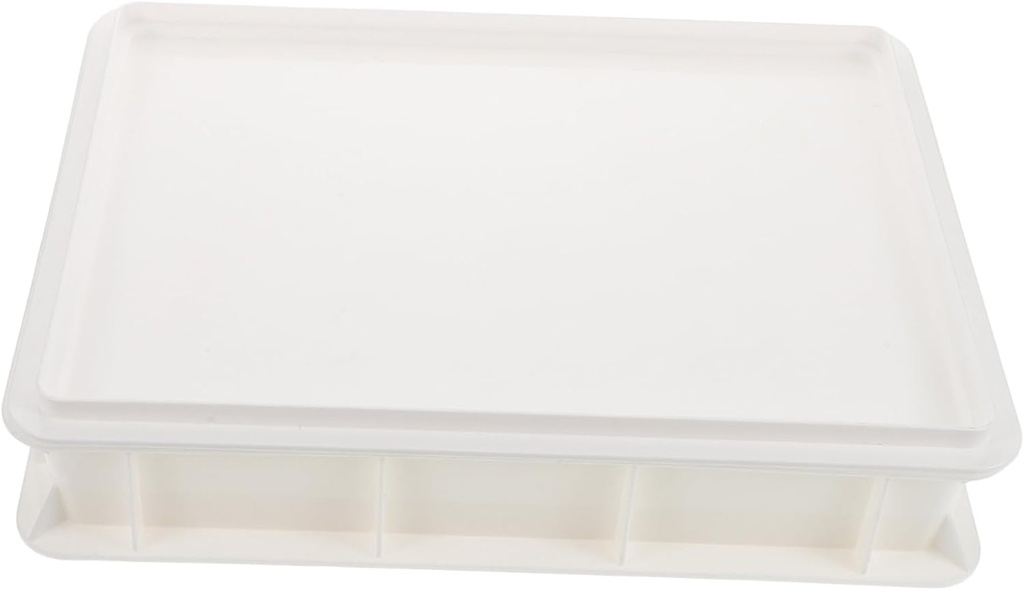 Ciieeo Stackable Dough Proofing Box with Lid Pizza Dough Container for Home Bread Making Moisture Retaining Plastic Storage Tray Easy to Clean Proofing