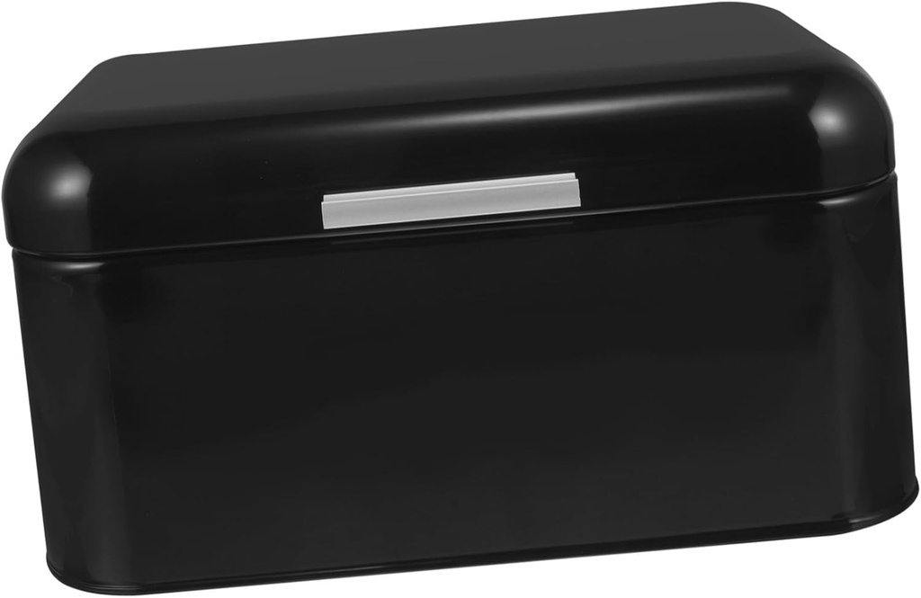 Vintage Bread Box Large Capacity Kitchen Storage Container Rustic Metal Bread Bin for Countertop Organization