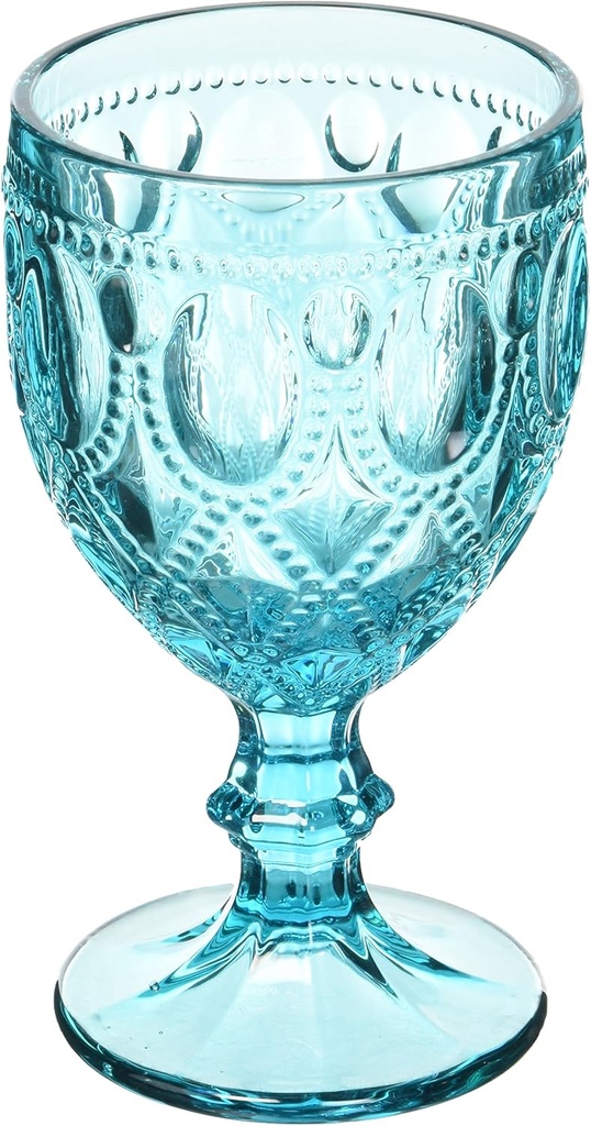 Abbott Collection 27-Capri/Gob Jewel and Bead Pattern Goblet