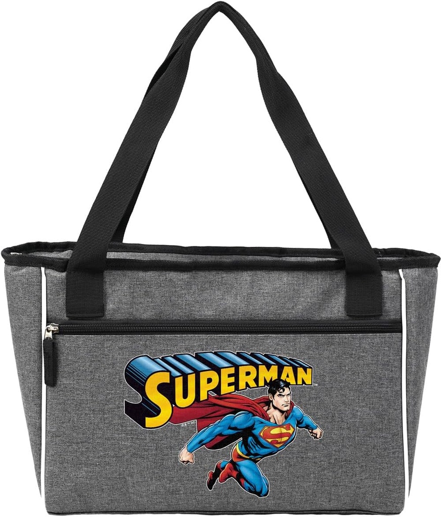 Popfunk Misc Logo and Character Soft Sided Insulated Tote Cooler Bag, Lightweight, Thermal and Reusable for Grocery, Picnic