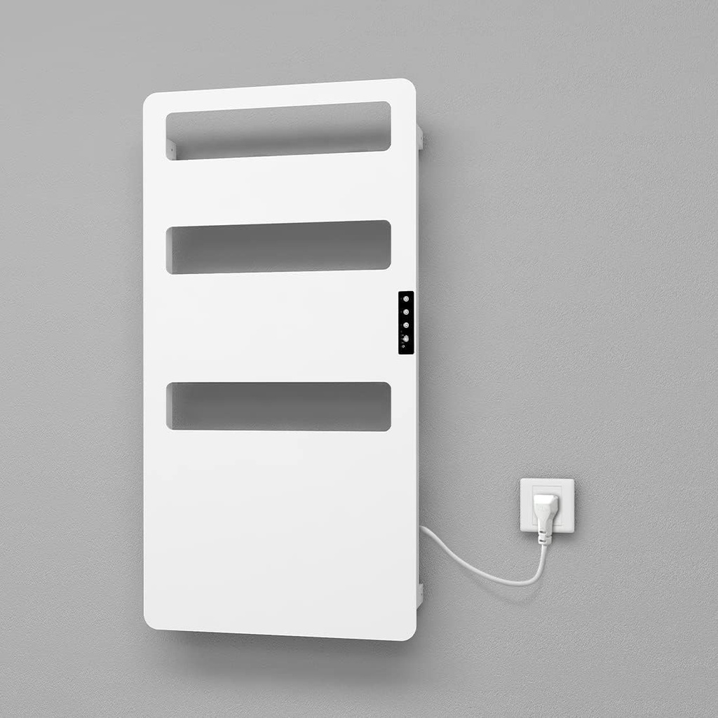 Heated Towel Rack for Bathroom, Towel Warmer with Timer Wall Mounted, Electric Towel Warmers for Bathroom, Bath Towel Heater, Towel Drying Rack，Towel Warmer Rack，Hardwired or Plug-in