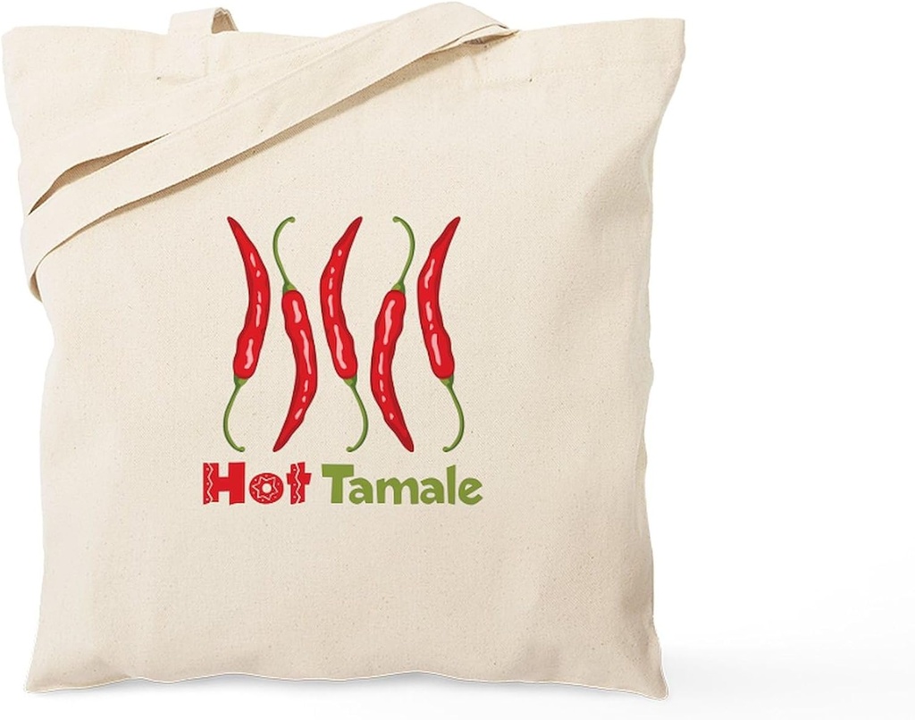 CafePress Hot Tamale Tote Bag Reusable Natural Beige Canvas Shopping Bag