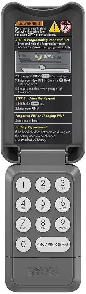 Ryobi GDA300 Garage Door Outdoor Keypad