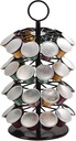 Coffee Pod Holder for, 360° Rotating Coffee Pod Carousel, Organizer Rack for 40 Coffee Capsules