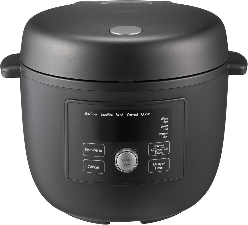 Tiger COL-A40U 2.6-Quart Compact 8-in-1 Electric Multi-Cooker with 21 Programmed Menus (Black)