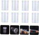10pcs Plastic Food Sealed Jars 670ml Airtight Cookie and Tea Containers Lids for Snacks and Pantry Storage