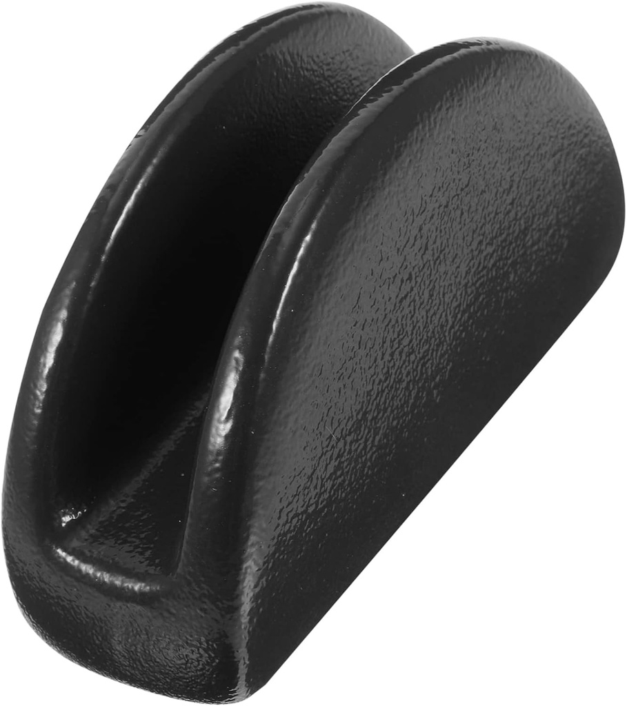 Ceramic Napkin Holder Paper Tissue Dispenser Tray for Bathroom and Dining Table Premium Smooth Rounded Edges Stylish Black Storage Organizer Home Decor