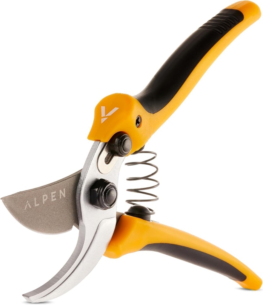 Alpen Gelbhorn 140 Pruning Shears – Professional Gardening Tool, Ergonomic Plastic Handles, Hardened Steel Blades, Ideal for Light Pruning and Trimming, Swiss Design