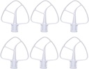 Stand Mixer 5 QT Coated Flat Beater for KitchenAid, K5AB, SAW10807813 6-PACK